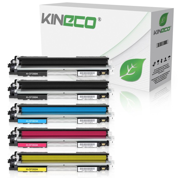 5 Toner kompatibel zu HP CF350A-CF353A XL