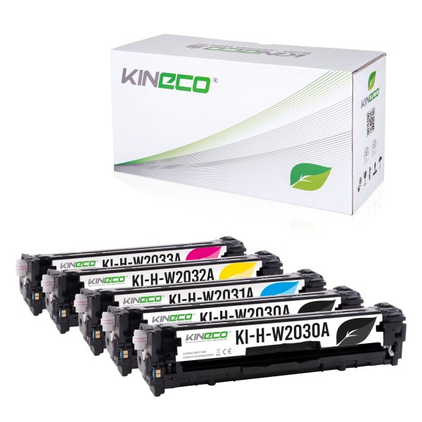 5 Toner kompatibel zu HP W2030A-W2033A XL