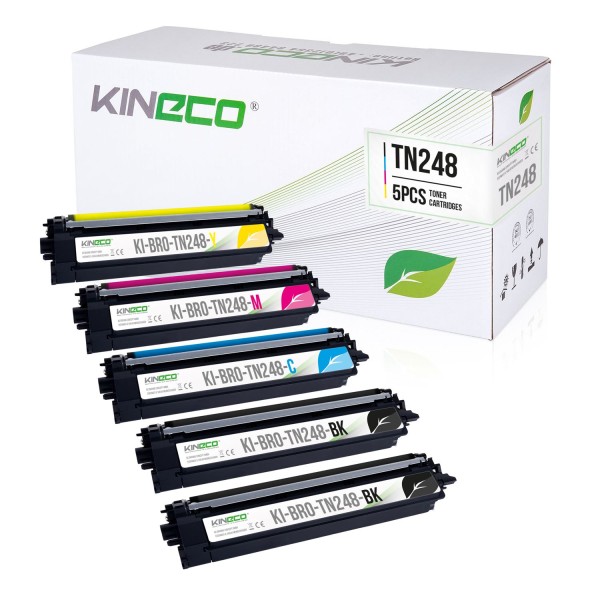 5 Toner kompatibel zu Brother TN-248 XL