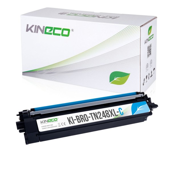 Toner kompatibel zu Brother TN-248XLC XXL Cyan