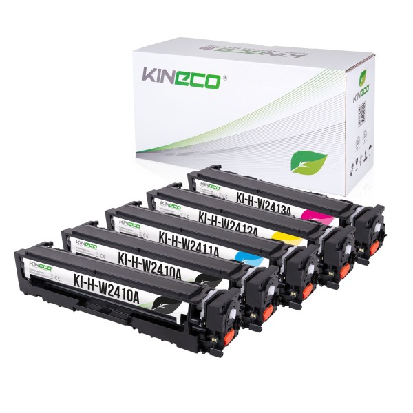 5 Toner kompatibel zu HP W2410A-W2413A XL